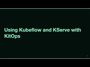 Using Kubeflow and KServe with KitOps and ModelKits