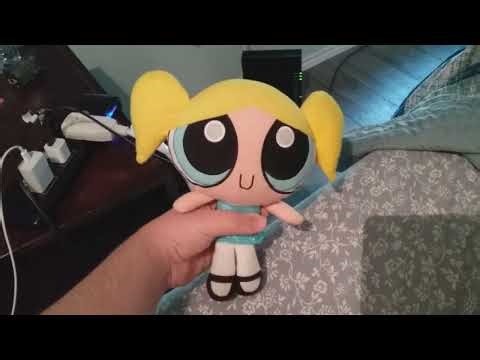 The vintage powerpuff girls talking bubbles plush toy review