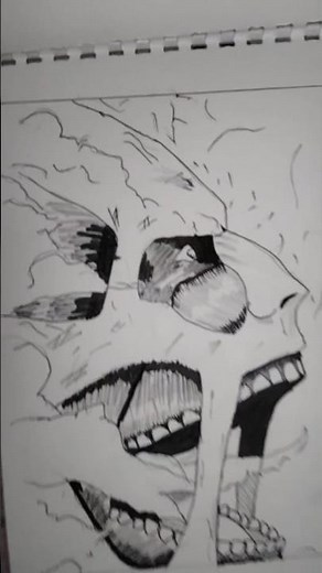 drawing anime Attack on Titan