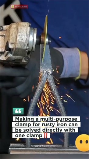 Multipurpose clamp for large iron‼️