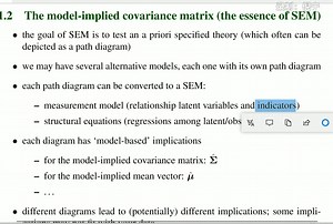 002 结构方程建模in R 模型蕴含的协方差矩阵与sem原理
