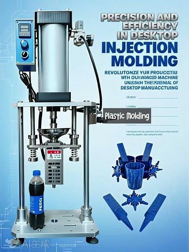 Desktop injection molding machine for small business #moldingmachine