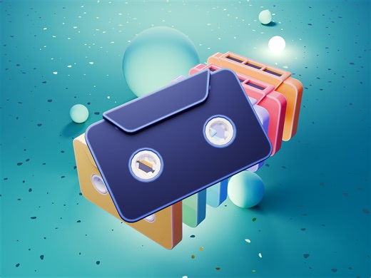 Blender 3D Tutorial Scene: Tape Animation