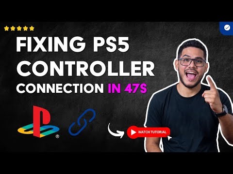How to CHANGE the PS5 CONTROLLER CONNECTION from BLUETOOTH to USB in 47 S