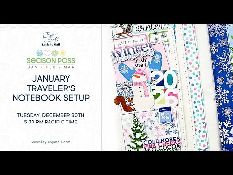 Season Pass | January 2026 - Traveler's Notebook Setup