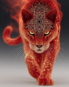 Elemental Cats: Fire 7 cats for you 🫶 #synthography #cat #animationvideo #elemental #fireelement #catvideo #aesthetics #digitalart #fantasy #fantasyart | Ashleigh Adkins