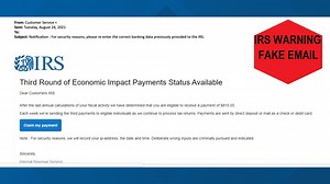 Stimulus payment email is a fake! IRS confirms they are not sending out these emails