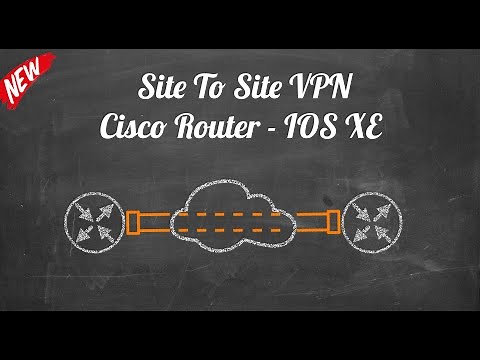 How To Setup Site To Site VPN Between Cisco Routers - IOS XE