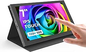 Amazon.com: APROTII RasPi Screen, 7 inch 1024x600 IPS Portable Monitor, 5-Points Capacitive Touchscreen Display Mini HDMI Monitor for Laptop RasPi 4B 3B+3A+ & Banana Pi win7/8/10/11 & Game Consoles : Electronics