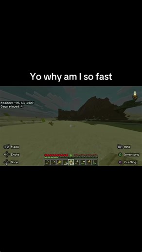 Minecraft Fun Glitch: Why Am I So Fast?