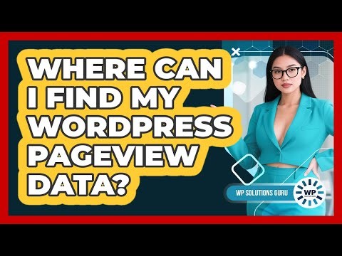 Where Can I Find My WordPress Pageview Data?