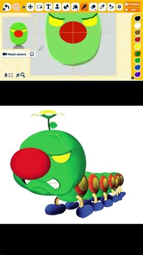 How to make Wiggler from Super Mario Sunshine #wiggler #supermariosunshine