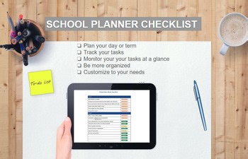 School Planner Digital Checklist
