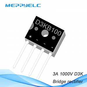 [Hot Item] D3KB100  Single Phase 3.0Amp Glass passivated Bridge Rectifiers