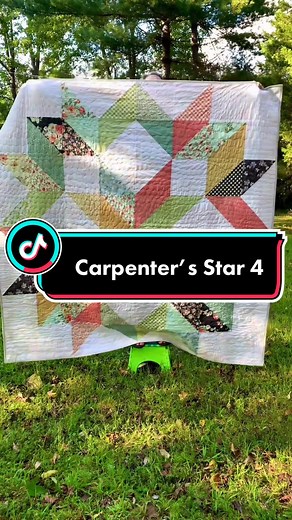 Carpenter's Star Quilt Binding Method Explained