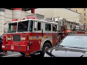 FDNY Tower Ladder 12 PA300 Rumbler & Engine 3 EQ2B Rumbler Responding