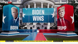 Sky News projects Joe Biden has won the election and is set to become the 46th US President. Follow live updates #USElection: trib.al/5xDSTGs | Sky News