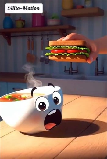 The Over-Excited Soup Bowl That Couldn’t Stop Talking! 🍲😂 | Funny Animated Story #goviral #funny