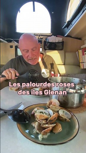 Les palourdes roses des îles Glenan - Bretagne