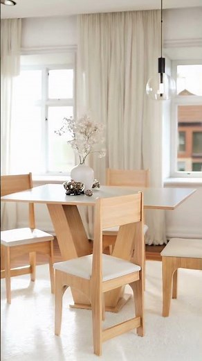 Conjunto Sala De Jantar Vivi Mesa Tampo Em Madeira Com 4 Cadeiras - Maxi Do Brasil