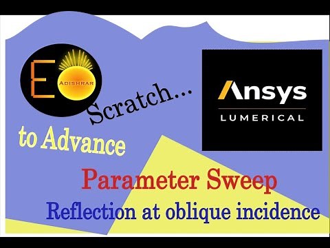 L04 Lumerical FDTD | Parameter Sweep Part1 | TM and TE Polarization | Brewester's Angle