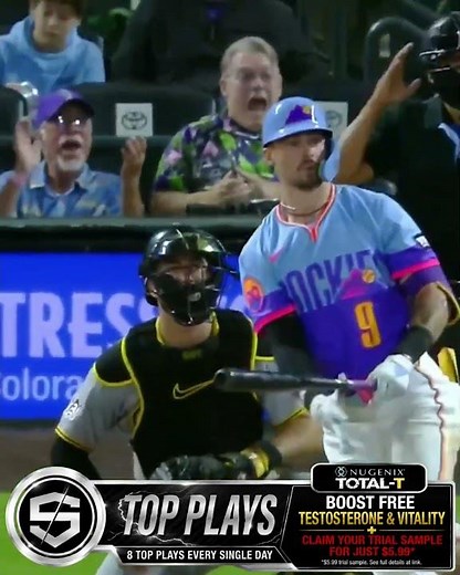 MLB Top Plays (pt 385): Brenton Doyle Walk Off HR vs Pirates #rockies #mlb #baseball #topplays