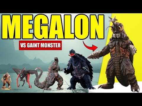 Megalon VS Gaint Monsters | 3D Monsters Size Comparsion 2025