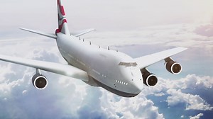 Airplane In Sky Stock Motion Graphics SBV-348408610 - Storyblocks