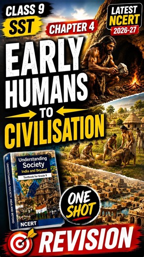 EARLY HUMANS & BEGINNING OF CIVILISATION 🔥 ONE SHOT REVISION #Class9SST #EarlyHumans #CBSE #OneShot