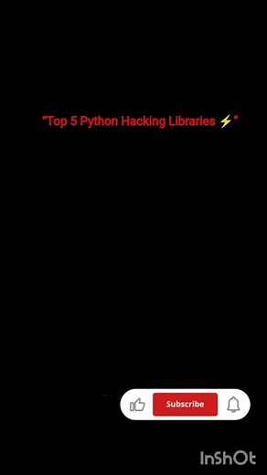 💻 Best Python Libraries for Cyber Security 2025 🚀|#cybersecurity #viral #techvlogs #techcareer|