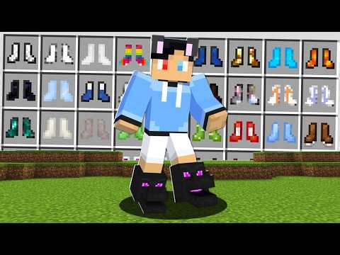 I Added OVERPOWERED BOOTS in Minecraft