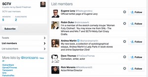 Pop Culture Twitter Lists Built Around the Casts of Movies and Television Shows