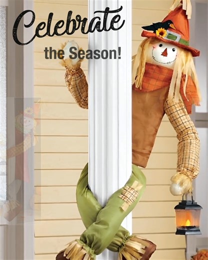 Scarecrows and Fall are the perfect pair for seasonal decorating! Shop all our fall scarecrow items today! https://bit.ly/428obSH | Collections Etc.