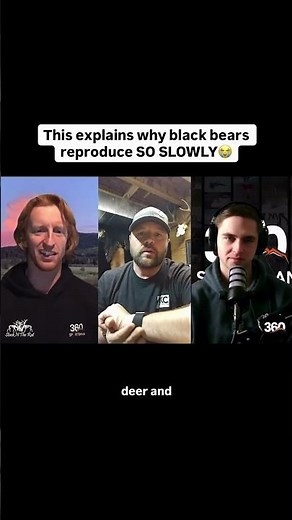 This explains why bears reproduce so slowly compared to other big game