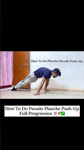 How To Do Pseudo Planche Push-up Full Progression #shorts #calisthenics #fitness #tutorial