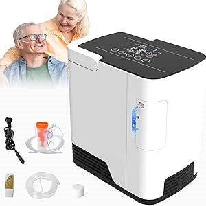 Oxygen Concentrator Machine for Home Use with a Full Set of Accessories, Continuous Oxygen Production, Low Noise Portable Oxygen Generator Device : Amazon.ca: Health & Personal Care