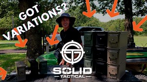 Watch Ammo Can Variations, color and size, m19a1 m2a1, 50 & 30 Cal on Amazon Live