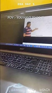 DSA day 5 Linked list | #motivation | Striver Love babbar | #coding #laptop #vlog #striver