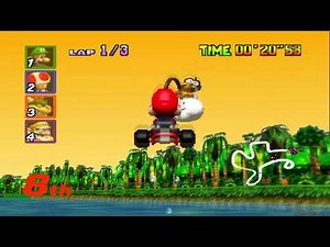 Evolution of Lakitu Rescues in Mario Kart (Reversed)