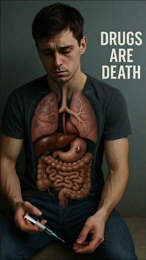 Drugs Destroy Your Body – 3D Animation Human Body #shorts #aiart