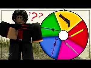this RANDOM WHEEL chooses my SKIN in Roblox ZO Samurai
