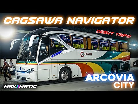 CAGSAWA TOURS AND TRAVEL IN ARCOVIA CITY PASIG! | BICOL BUS | GOLDEN DRAGON NAVIGATOR | MAKIIMATIC
