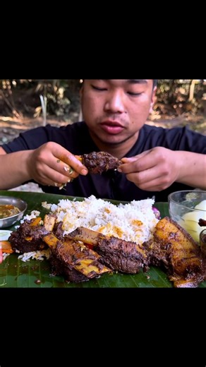 Delicious Pork Bite 🤤 || #shorts #food #mukbang
