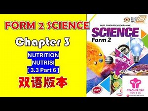 Form 2 Science Chapter 2 | NUTRITION 中文讲解 | KSSM Exam Tips【Part 3.3】PART 6