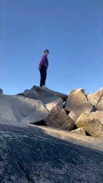 Exploring Acadia National Park! #acadianationalpark #acadia #maine #sunset #bouldering