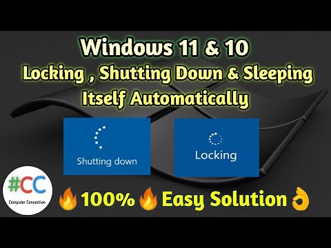 How to Fixed Windows 11/10 Locking itself Automatically | 🔥PC Shutting Down Sleeping Automatically🔥