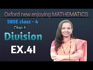 Ex.4I | chapter 4 Division| CBSE Class 4 maths | Oxford book