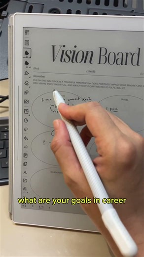 Create Vision Board with Supernote Manta