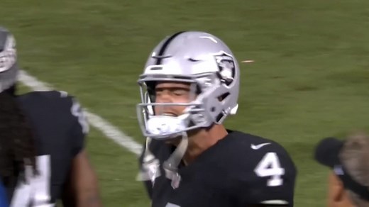 Carr furious with himself after throwing costly INT