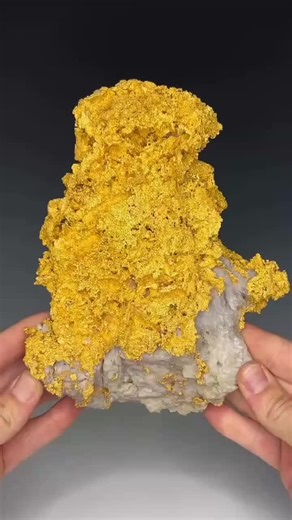 👍From Shizhuyuan, Chenzhou, Hunan, China, this is a rare combination of green quartz intergrown with goethite and calcite. The main green quartz has a rich and pure color, extremely high crystal integrity, and a particularly unique shape, resembling a blooming emerald-green flower. What‘s even more rare is that the surface of the quartz is naturally covered with goethite and calcite. The three minerals blend with each other yet have distinct boundaries, with a clear and harmonious symbiotic rel